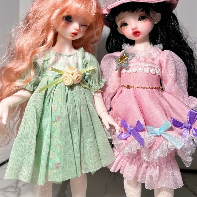 30cm Bjd Doll Clothes Lolita Dress Doll Accessories 1/6 BJD Toys Accessories Dress DIY Dress Up Doll Accessories Girl Toy Gift