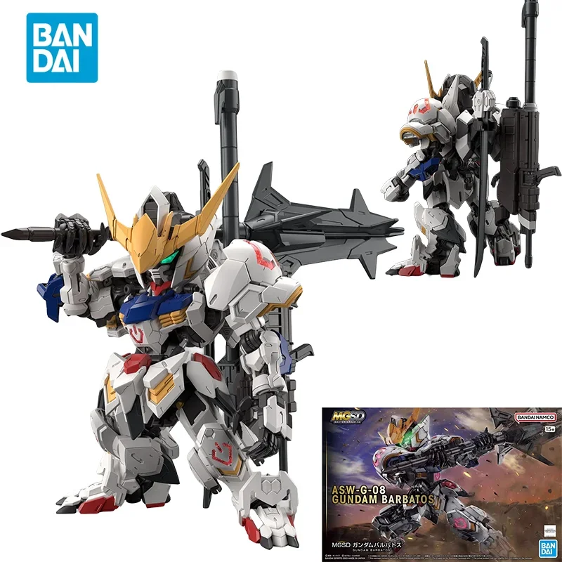 

Spot Direct Bandai Original Anime GUNDAM Model MGSD ASW-G-08 GUNDAM BARBATOS Action Figure Assembly Model Toys For Children