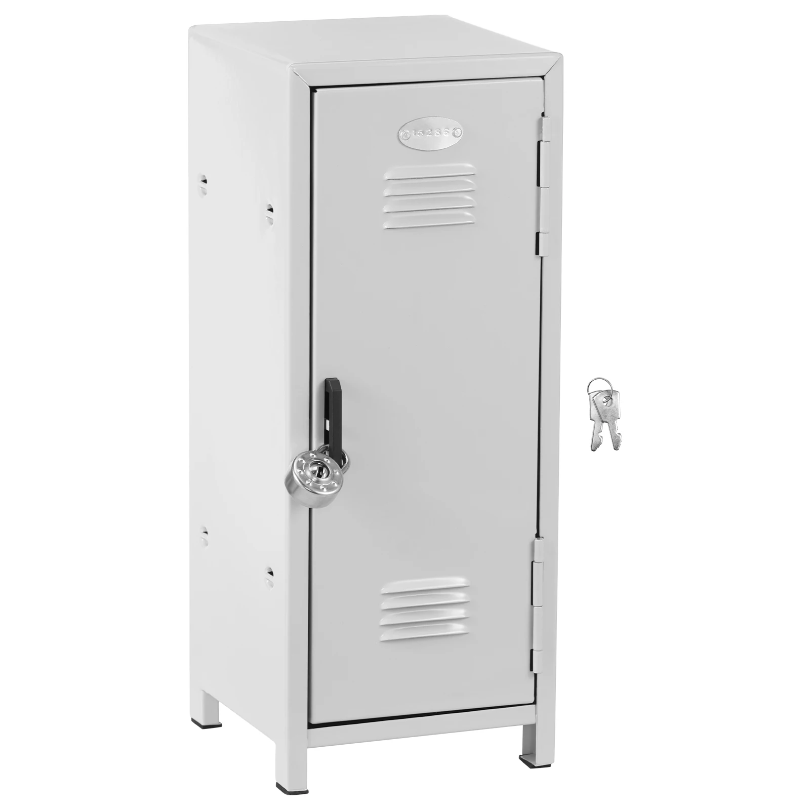 Iron Storage Box Dormitory Storage Cosmetics Paper Money Keys Bank Cards and Other Desktop Small Items Mini Locker Cabinet
