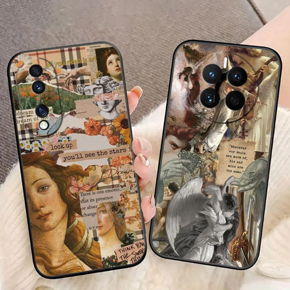 Ancient Greek Aesthetic Art Phone Case For HUAWEI P30 P20 Y9 Y7 Y7A Y6P NOVA 9 8I 7I 3I 2 2I SE HONOR 90 20 X8 X7 X7A 9X 8X Case