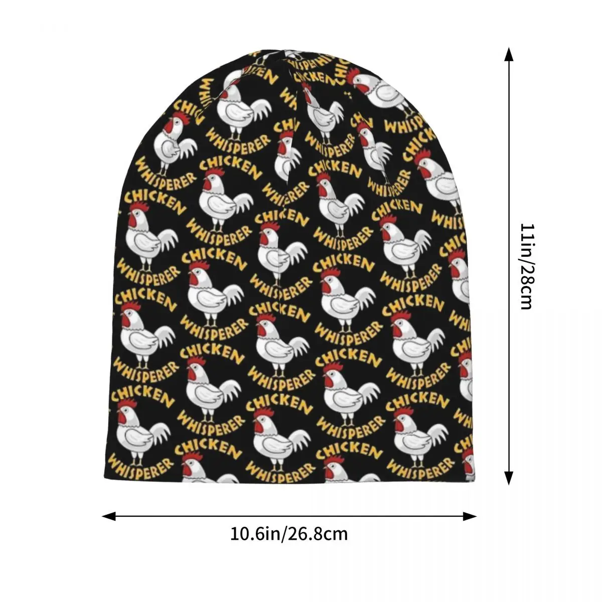 Cute Chickens Beanie Hats Animal Print Vintage Caps Adult Unisex Kpop Knit Hat Spring Custom Warm Soft Beanie Hats