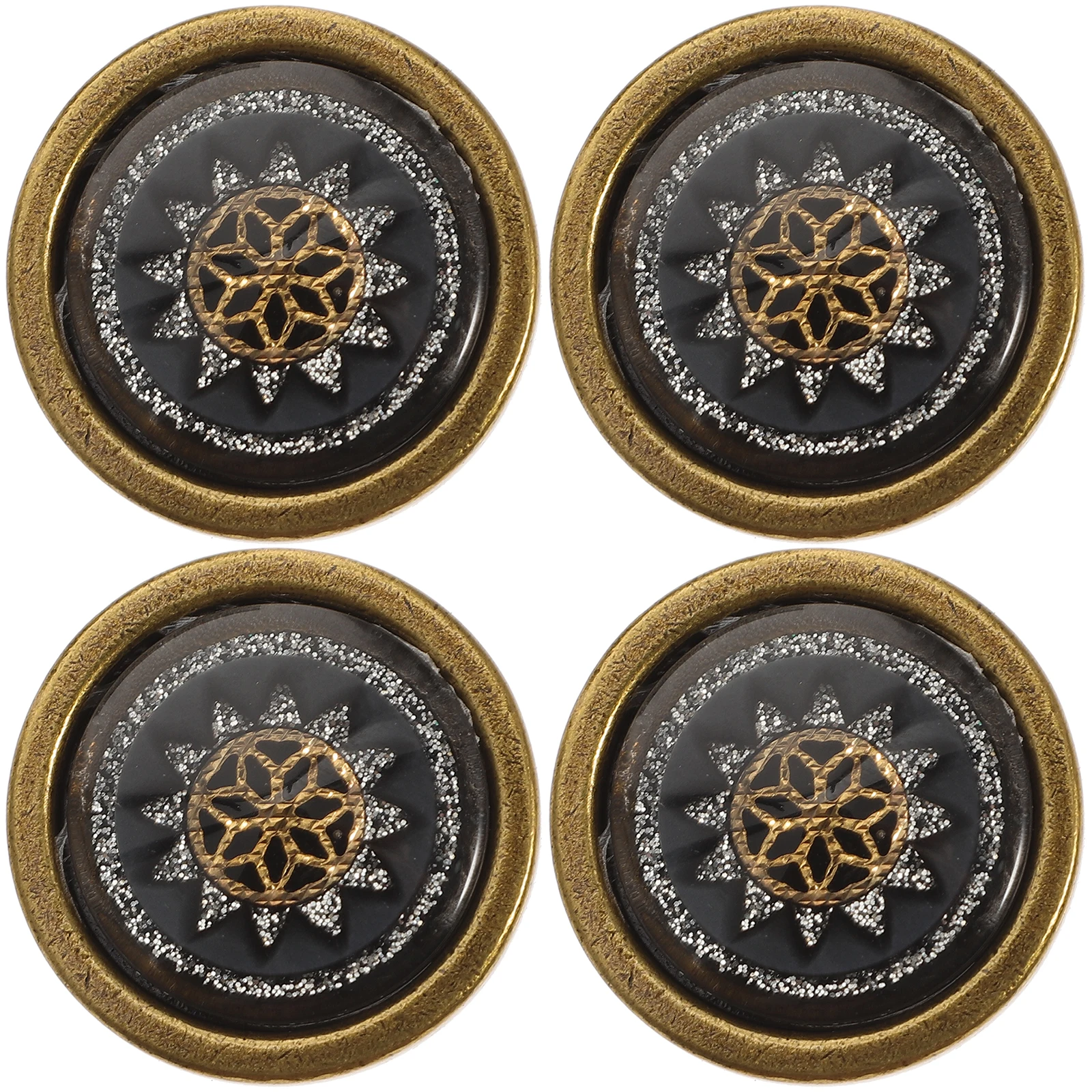 

4pcs Round Single-hole Zinc Alloy Cabinet Knobs Drawer Handles for Kitchen Cupboard Wardrobe Furniture Hardware Small Pulls
