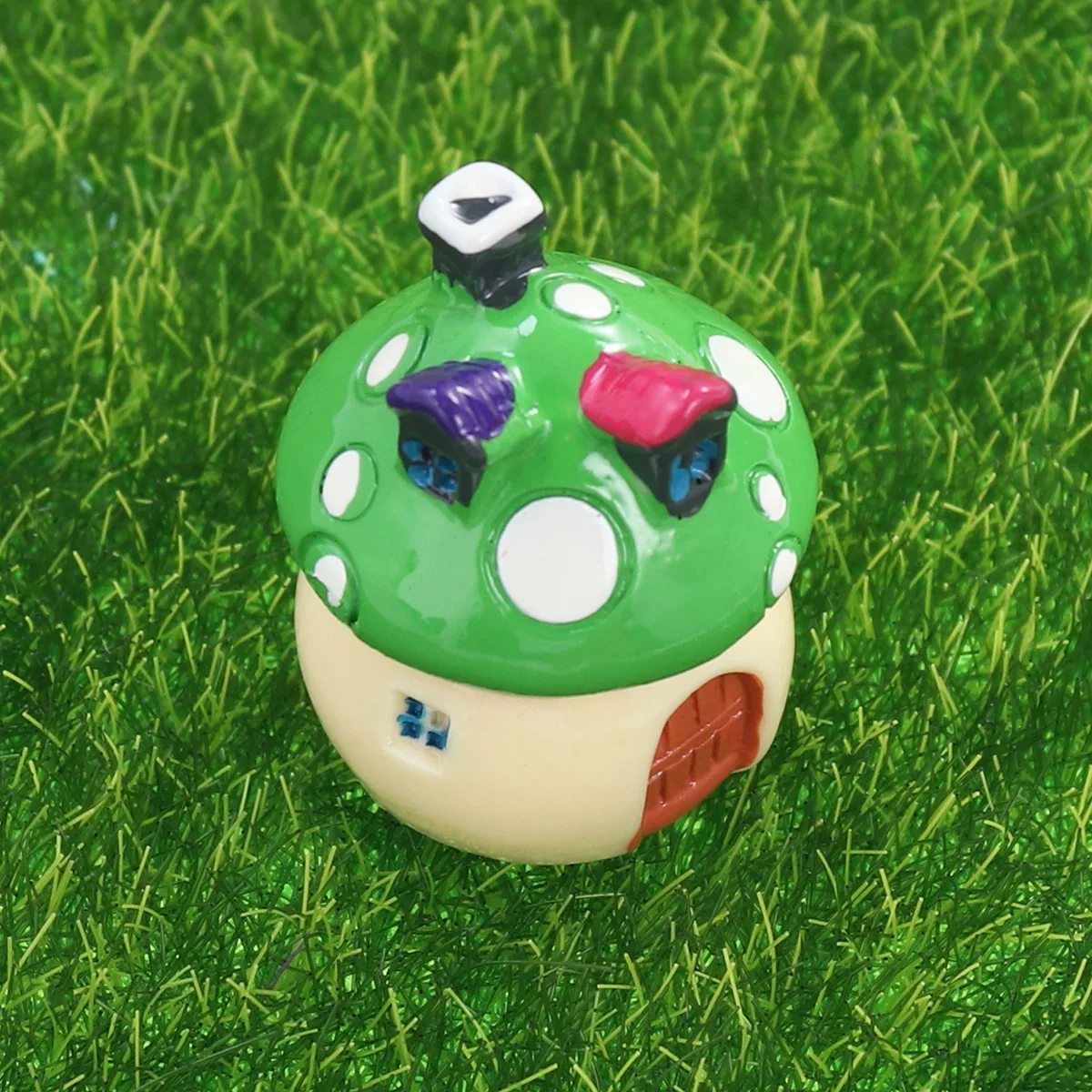 

Mushroom House Moss Small Ornaments Decoration Whimsical Miniature Garden Figurines