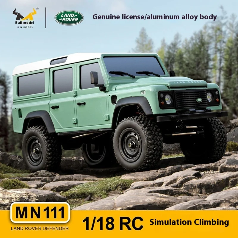 Nuevo Producto 1:18 Defender coche de escalada Mn111 Control remoto adulto profesional 4wd todoterreno vehículos Rc coches juguete para regalo para niños