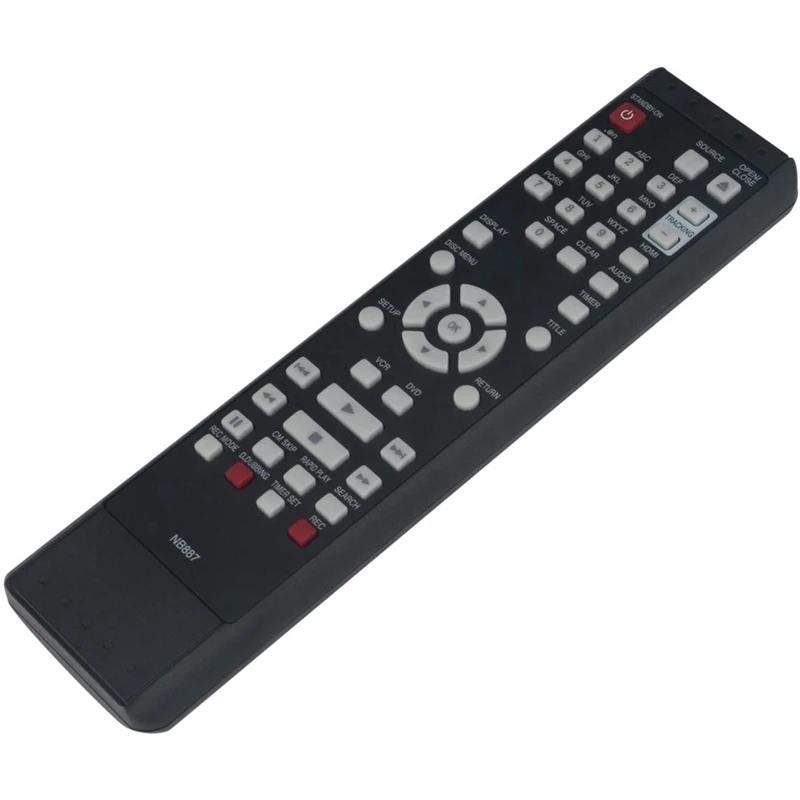 NB887UD NB887 Remote Control Replacement For Magnavox DVD VCR Combo Player ZV427MG9A RZV427MG9 ZV427MG9 RZV427MG9A