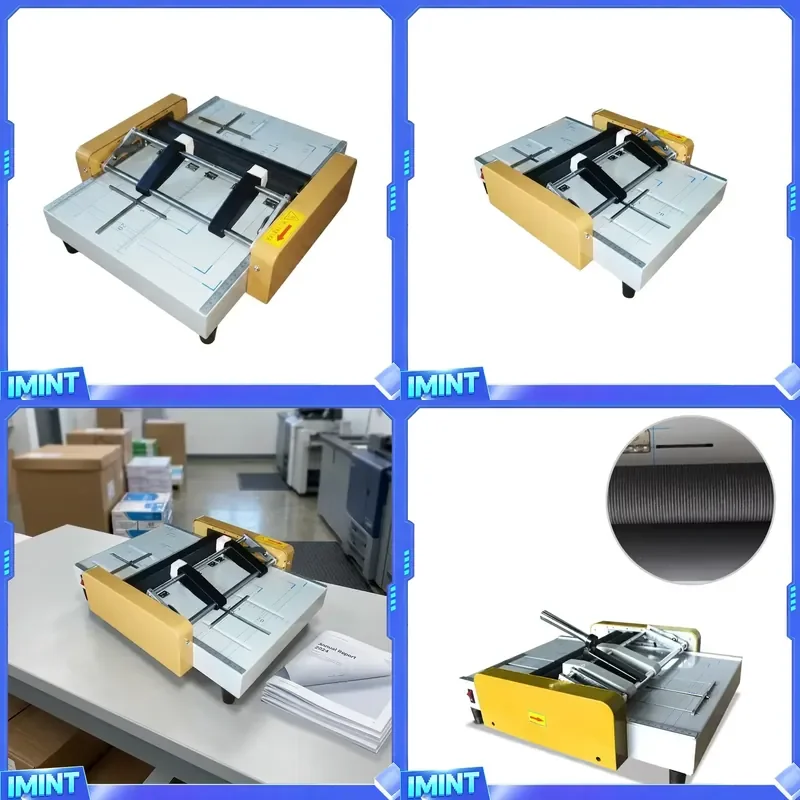 COLORDOWELL ZY-1B Manual Paper Book Stapling Wire Binding Machine Folding Booklet Maker A3 Size