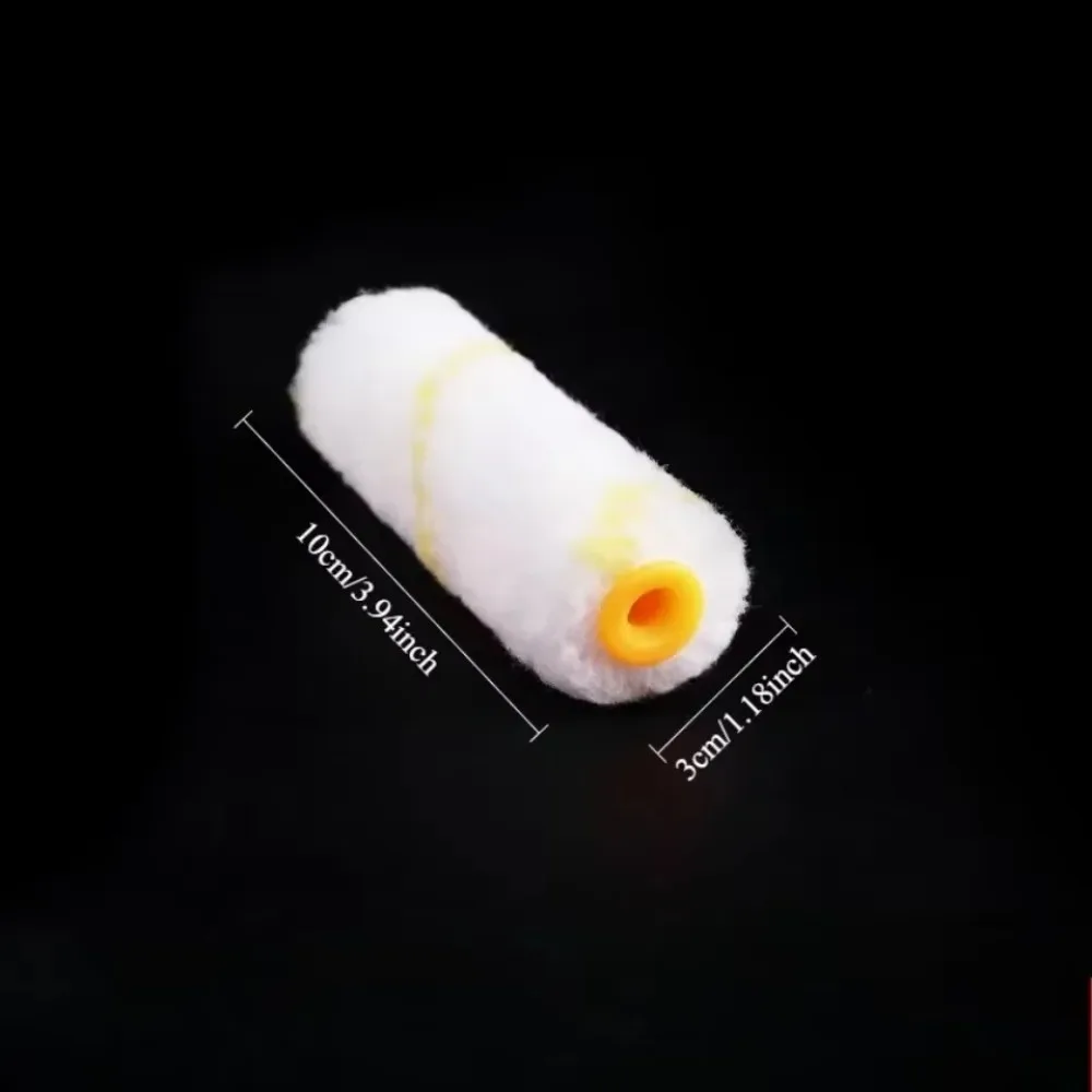 11 buah/set Kit Rol Cat Campuran Poliester Braket Rol Mini Inti Rol Jempol Rol Cat Mini Rol Cat Spons