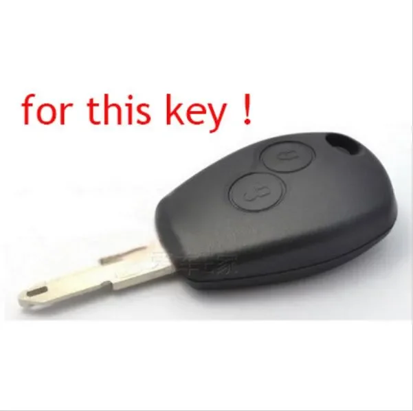 silicone car key case for Renault 2 button Clio Scenic Megane Duster Sandero Captur Twingo Modus remote control cover