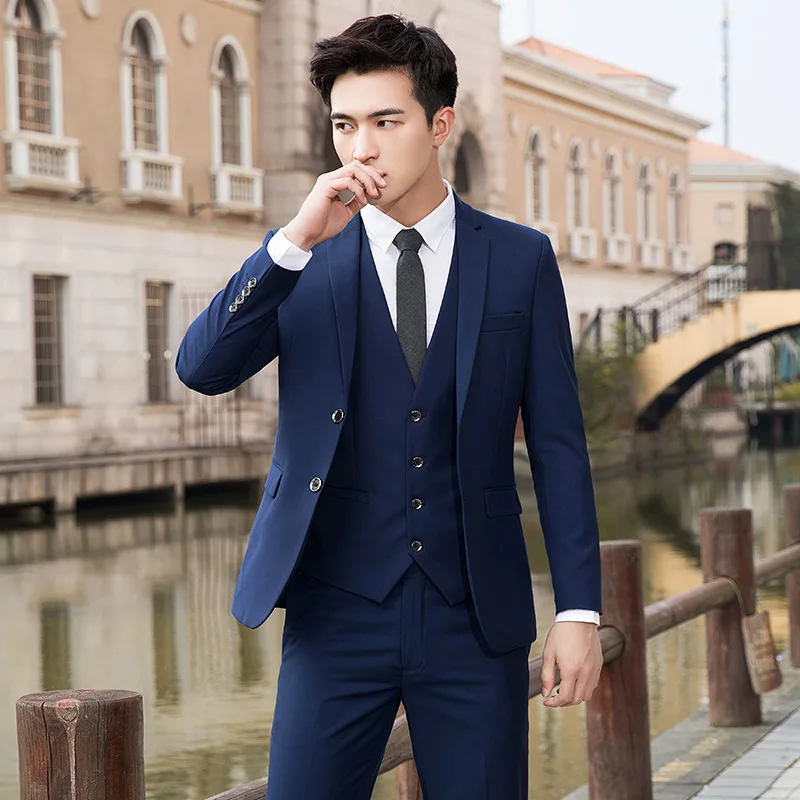 

Z574-2023 Men's British style flax suit coat men's casual small suit