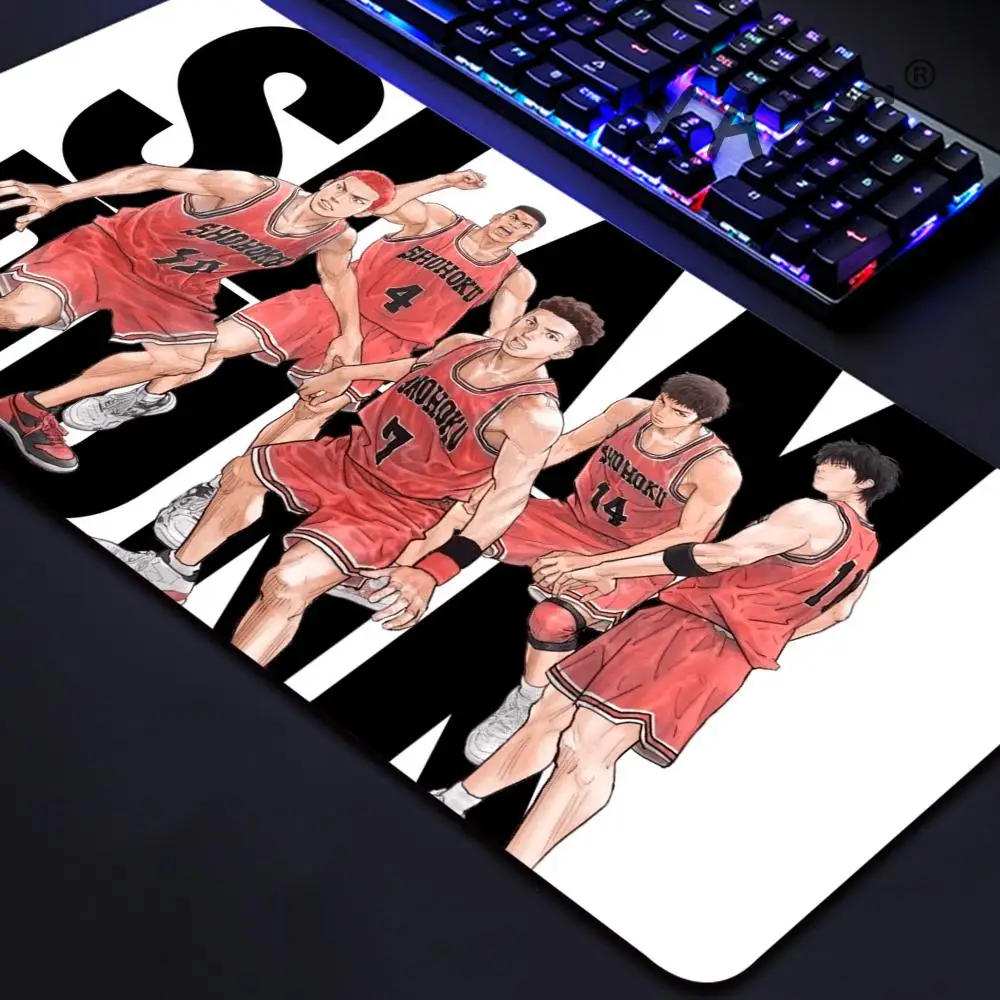 

Anime Slam Dunk Mouse Pad Sports Basketball Desk Mouse Pad HD Desk Pad Extended Gaming Keyboard Mats Large Gamer Mousepad