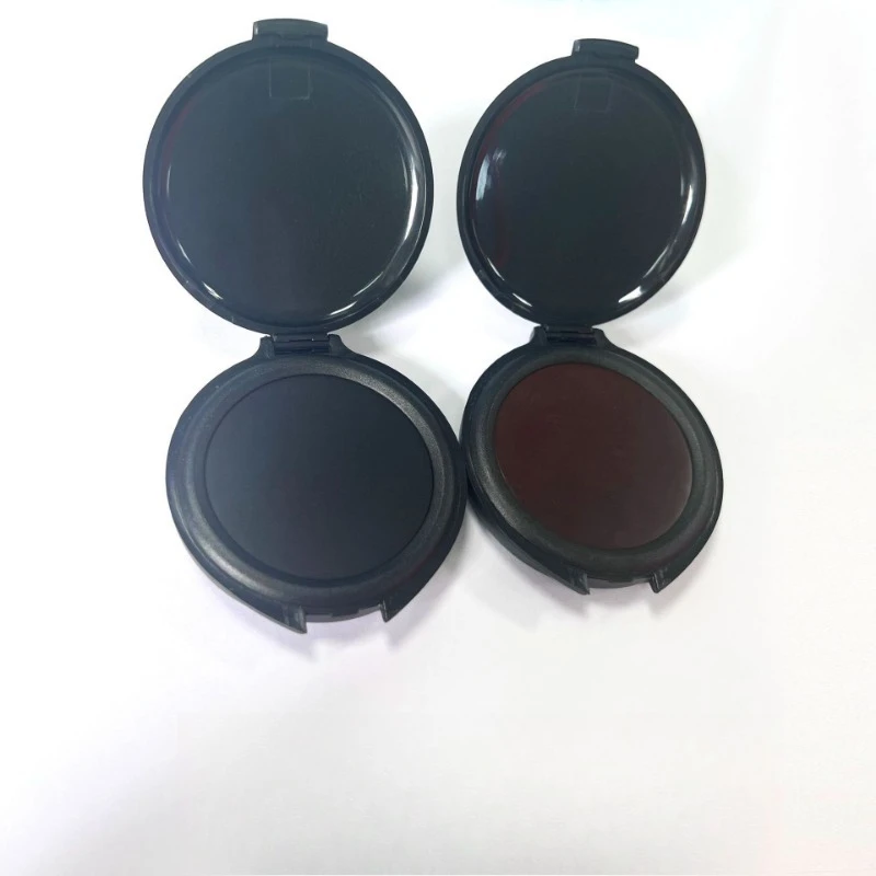 Mini Portable Fingerprint Ink Pad Quick Dry Red Black Thumbprint Stamp Pad Easy Clean Finger Ink Box Office Signature Supplies view 3