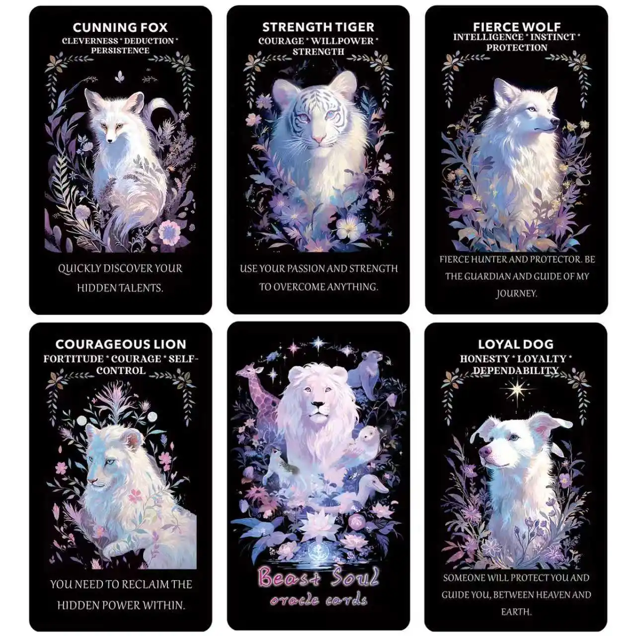 Spirit Animal Oracle Cards, Cards for Beginners, Animal Oracle Cards for Intuitive Guidance and Spiritual Connection, Sum
