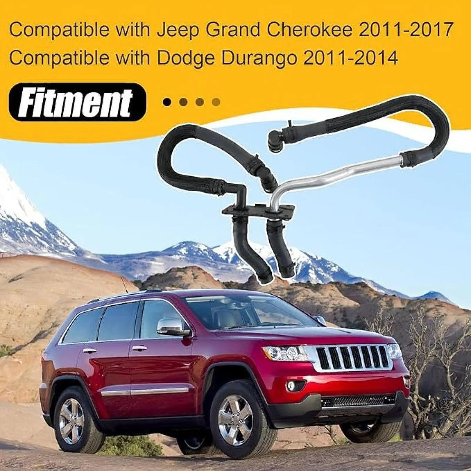 

Professional Rubber Car Heater Hose Assembly Direct Install Spare Parts for Jeep Grand Cherokee and Dodge Durango Compatibility