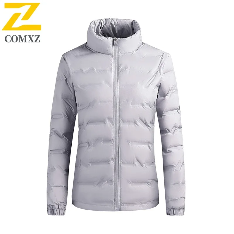 

Men's Slim-Fit Spring Jacket Windproof Waterproof Lightweight Stand Collar Casual Outdoor Coat Breathable Quilted Puffer Style