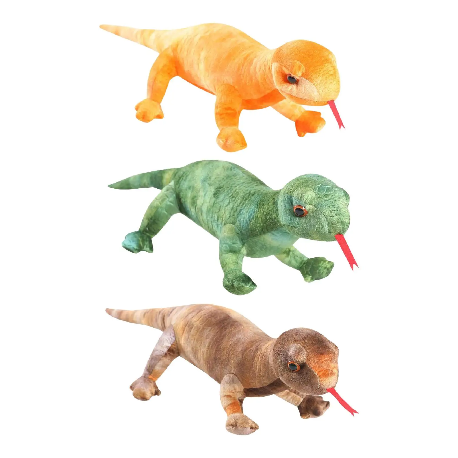 

Реалистичная чучело ящерицы, чучело ящерицы, Snuggly Companion, 100 см/39,37 дюйма, плюшевая игрушка бородатого дракона для семейного праздника