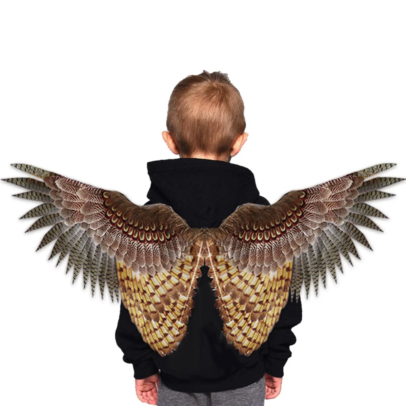 Bird Wing Children Kids Costume Accessories Eagle Girls Boys Owl Wing Prop for Halloween Birthday Carnival Party Festival