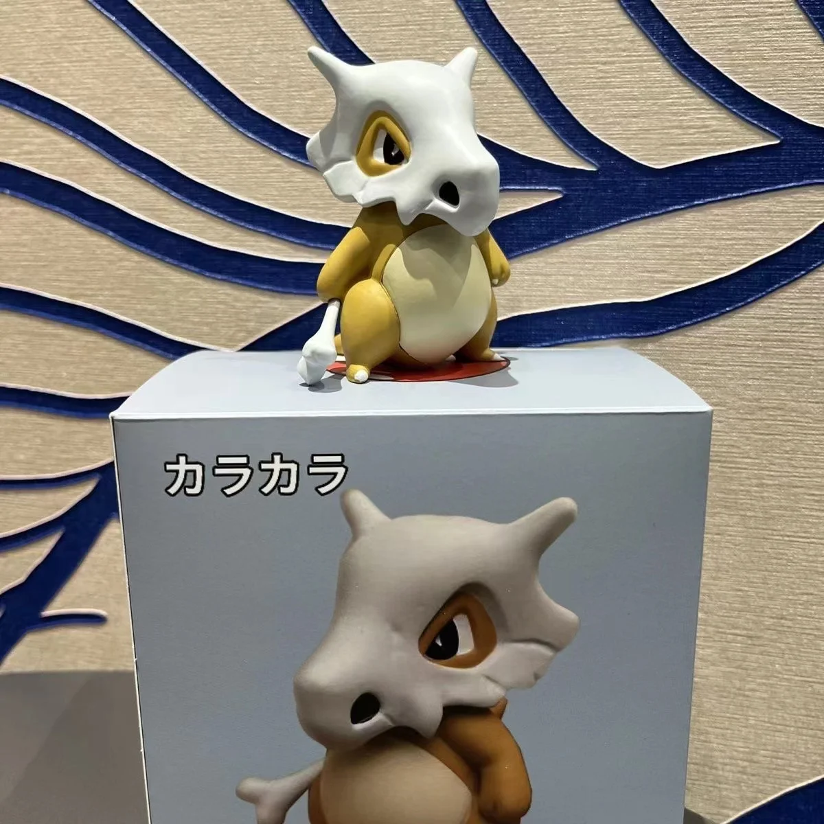 Pokemon Anime Figure Pocket Monsters Cubone 8 cm Cute Action Figure Ornamenti montati su auto Decorazione modello Giocattoli per bambini Regali