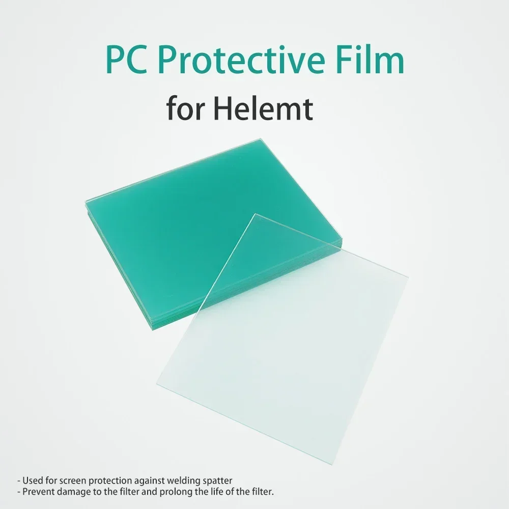 10 قطعة/الوحدة خارج واقية غطاء Lens شفافة لحام خوذة لوحة بلاستيكية عدسة ل سواد لحام قناع Helmets