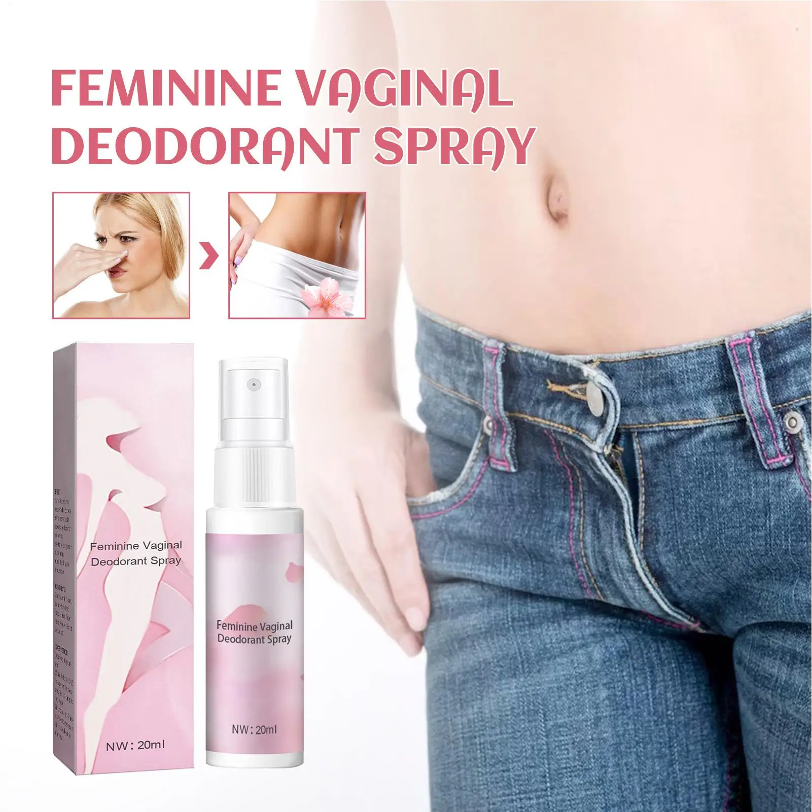 Women Private Parts Spray Feminine Hygiene Products Reduce Odor Moisturizing Vaginal Care Intimate Part Feminine Deodorant Spray