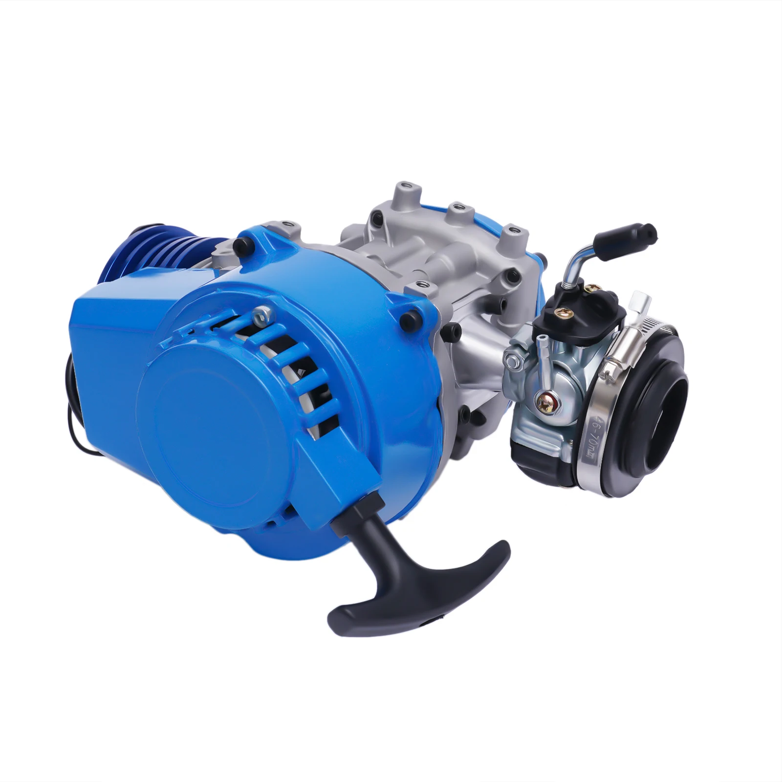 Racing Motor 2 Stroke 49cc/50cc Single Cylinder Aluminum High Performance Racing Complete Engine for Pocket Bike Mini ATV New