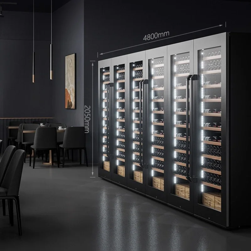 Wine cabinet Large capacity constant temperature wine cabinet, high-end cabinet Household cellar