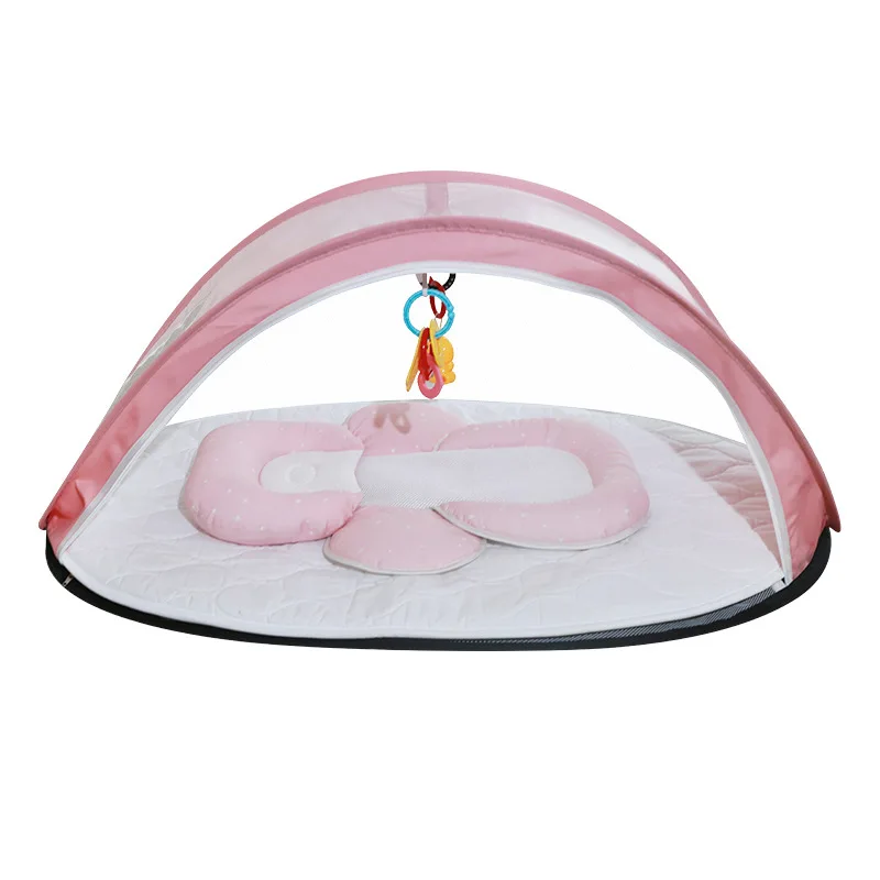 Outdoor Portable Travel Crib Folding Breathable Mosquito Net Crib Medium Bed Baby Cot Bed