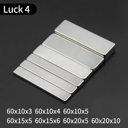 Block Magnet 60X10X3,60X10X4,60X10X5,mm Neodymium Magnet N35 Permanent NdFeB Super Strong Powerful Magnets imans