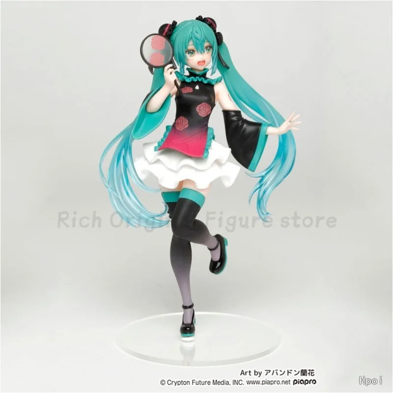 【Em estoque】Trajes TAiTO originais Hatsune Miku Cheongsam Vestido Anime Figura Modelo Ornamento