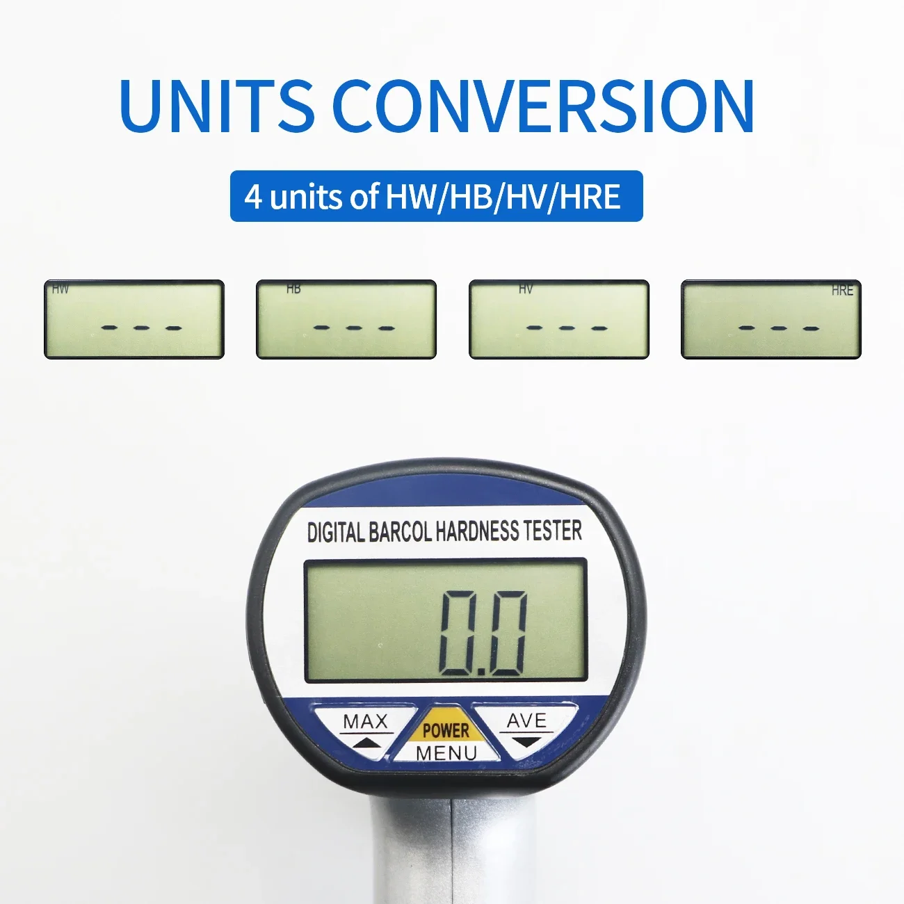 SHAHE 934‑1S Digital Portable Hardness Tester Indentation Type Durometer for Aluminum Alloy Copper