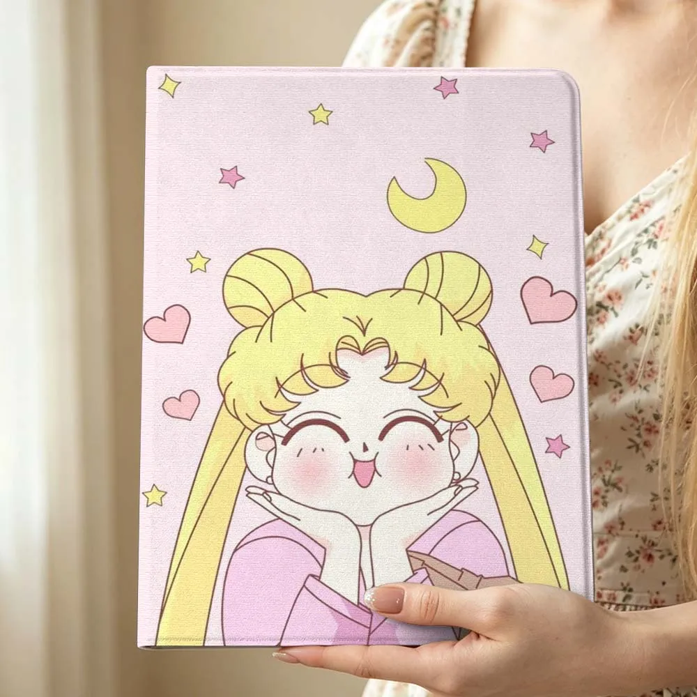 Sweet Anime Girl For Huawei MediaPad MatePad Honor Pro V6 9 V8 X9 X 10 13.3 12.3 11 11.5 Inch Tablet Case Pen Tray