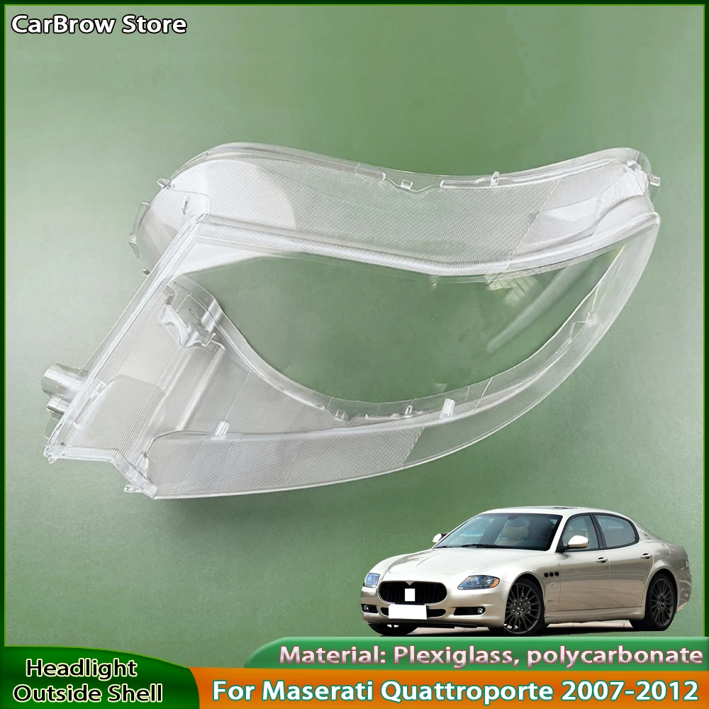 

Крышка объектива фары для Maserati Quattroporte 2007 2008 2009 2010 2011 2012, прозрачный абажур, корпус фары из плексигласа