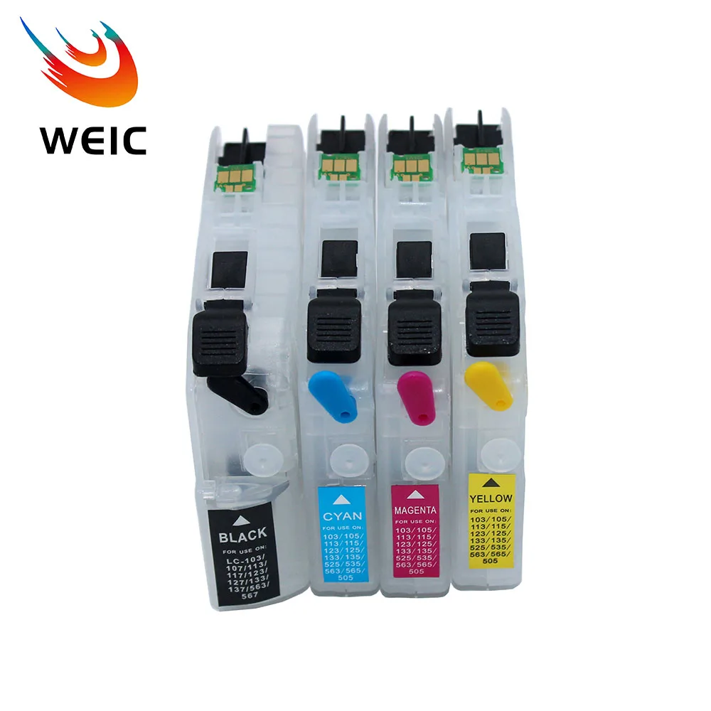 LC123 Refill Ink Cartridge with ARC for Brother MFC-J470 J650 J870 J4410 J4510 J4610 J4710 J6520 J6720 J6920 J132 J152 J552 J752