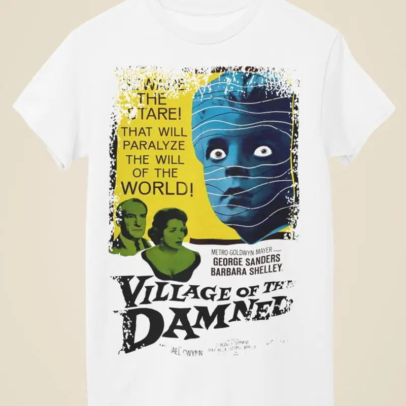 

Village of the Damned (1960) — белая футболка унисекс в стиле постер фильма