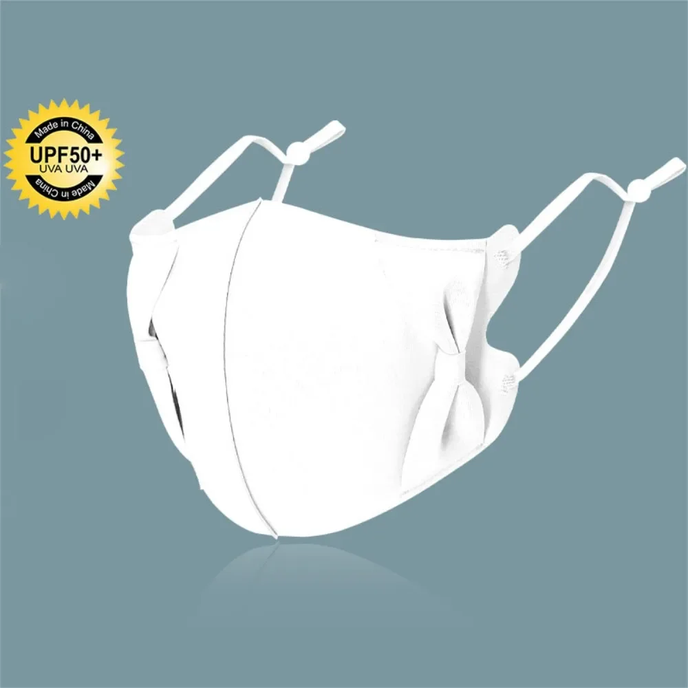 Mode ademend ijszijdemasker Anti-UV Traceless zonnebrandmasker Gezichtsbedekking Sjaal Unisex