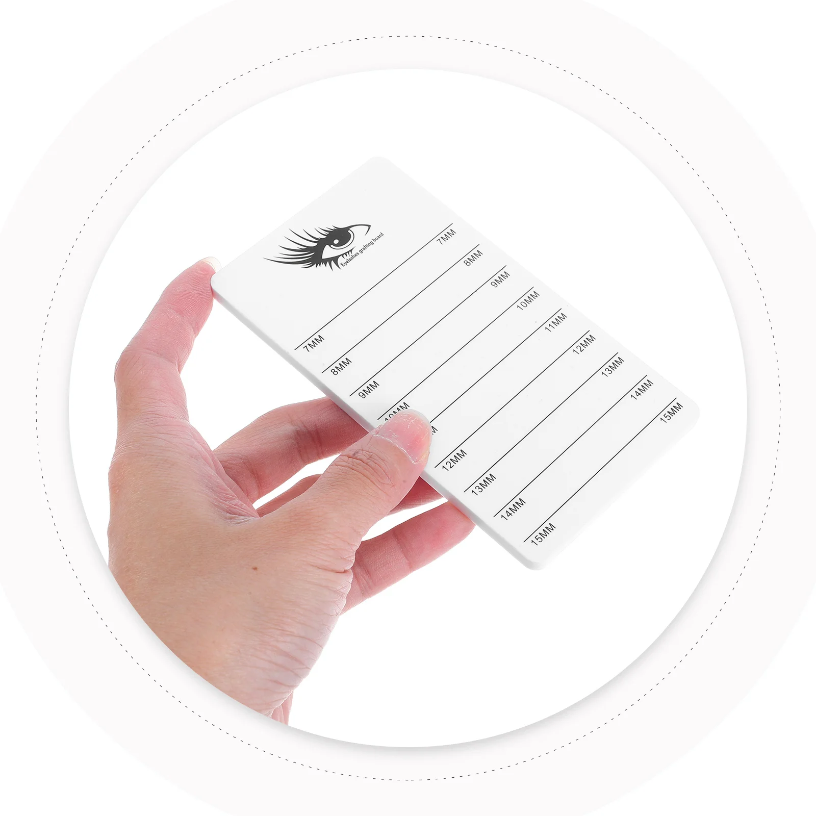 

4pcs Eyelash Display Board Acrylic Camellia Design Lash Extension Organizer Portable False Lashes Holder For Salon Home Use