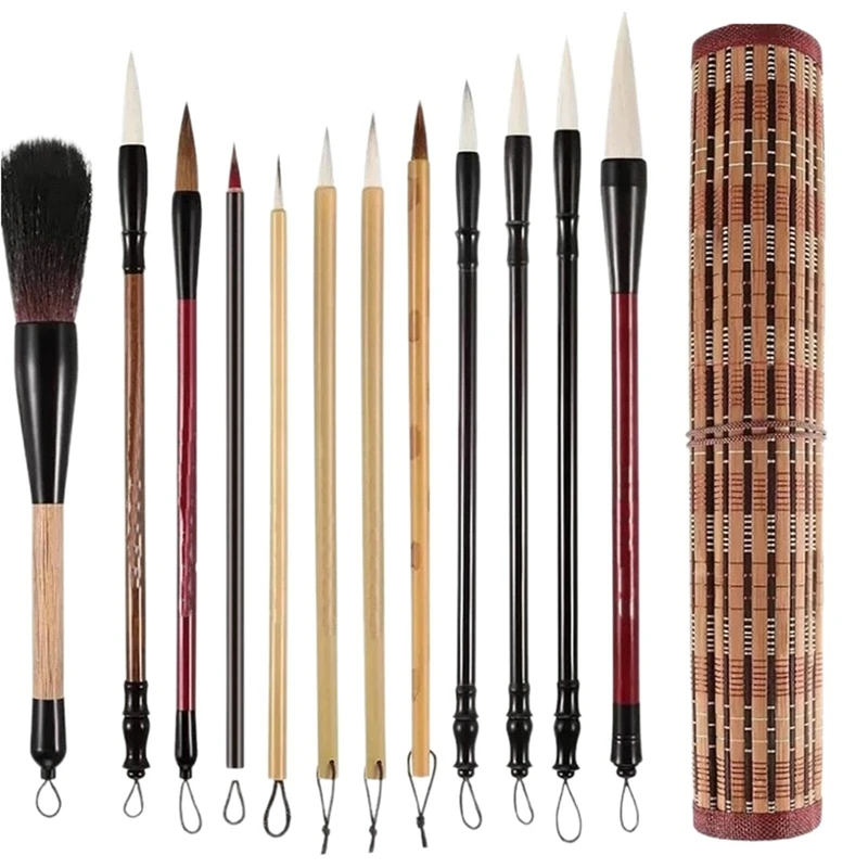 Hot TTKK Painting And Calligraphy Brushes -Versatile Chinese Painting Ink Brushes,Painting Writing Watercolor Brushes For Drawin