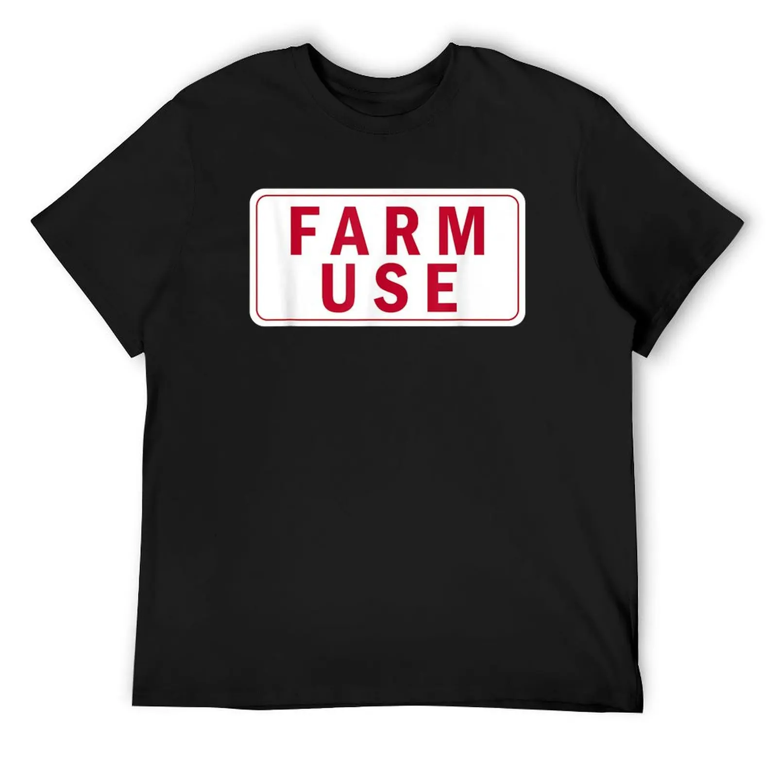 Farm Use license plate T-Shirt shirts graphic tees designer shirts tees Men's clothing