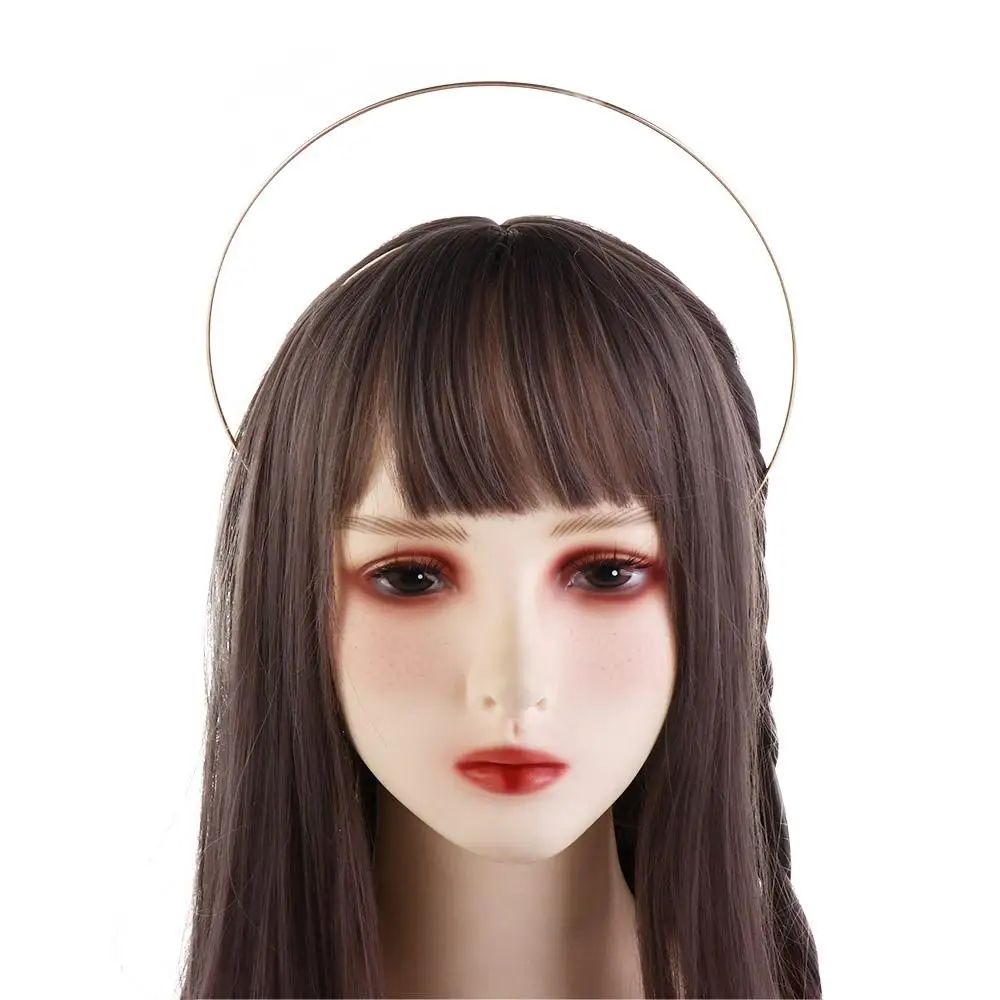 Slip Hairbands Metal Band Headpiece Sylish Hair Hoop Goddess Hairbands Halo Hair Crown Thin Women DIY Headband Korean Hair Hoop