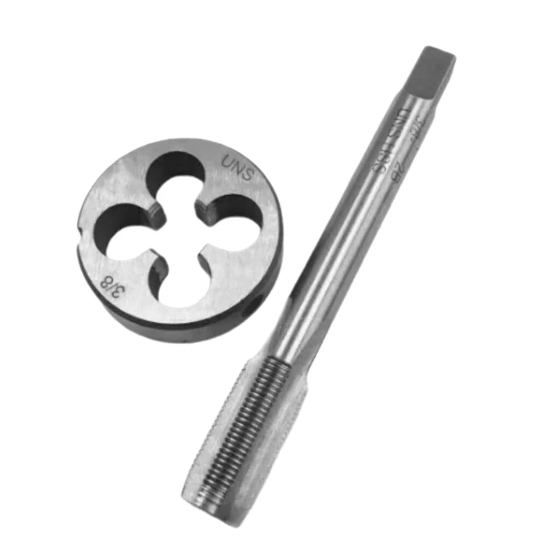 Metric Machine Thread Tap Carbon Steel Screw Tap Straight Flutes Threading Tapping Hand Tool for Clocks Watches