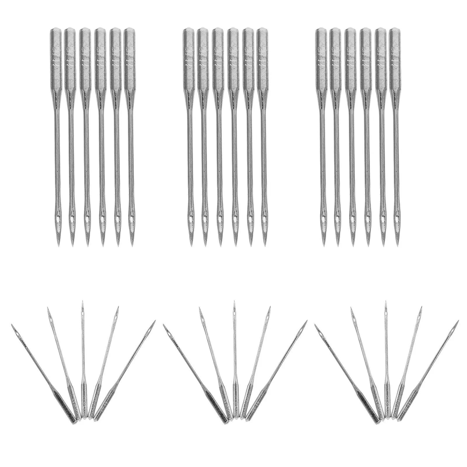

60Pcs Universal Sewing Machine Needles Stainless Steel Replacement Hax1 Needles for Thin Fabric Embroidery Quilting Home Sewing