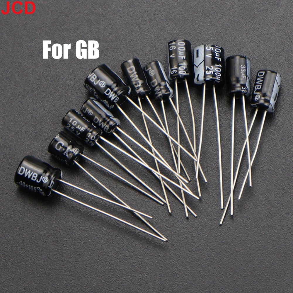 JCD 1set High Quality For Gameboy Classic GB DMG Motherboard Capacitor  Electric Capacity Inductance Repair Replacement