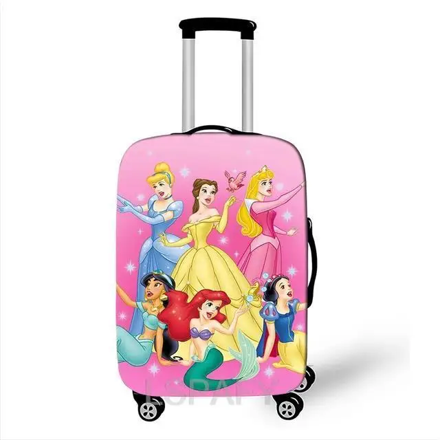 Disney Snow White Princess Luggage Cover Elastic Suitcase Protective Cover For Travel Bag Anti-Dust Protective Cover