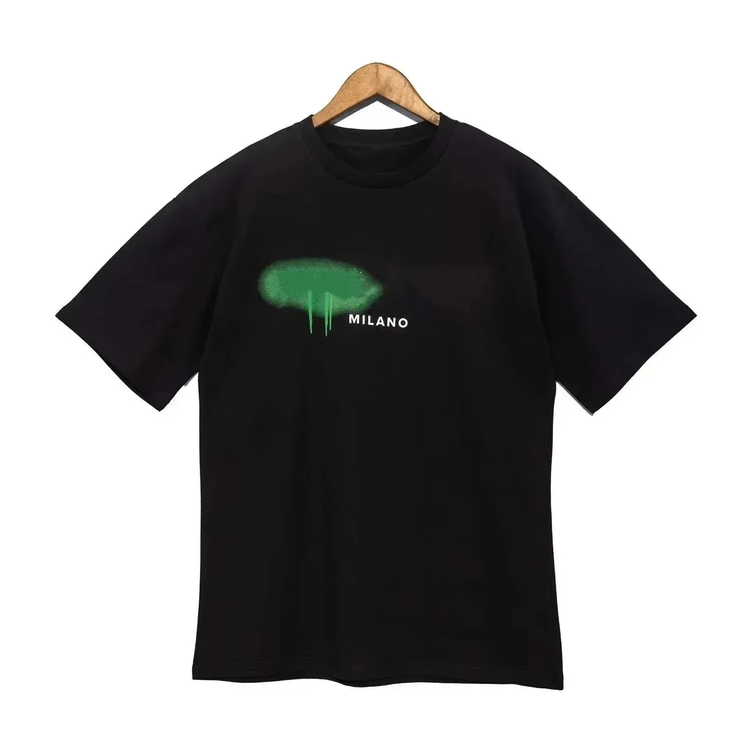 

Angels Letter Brand Men Clothing T-Shirt Fashion Short Sleeve Woman Top Streetwear Summer Round Neck Tee Casual Clothing