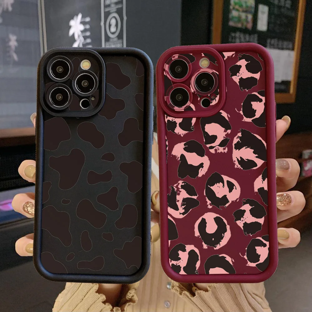 for Realme C67 C53 C51 Note 50 C21Y C25Y C33 C30 C35 9i Luxury Leopard Full Protective Case Anti Drop Cover