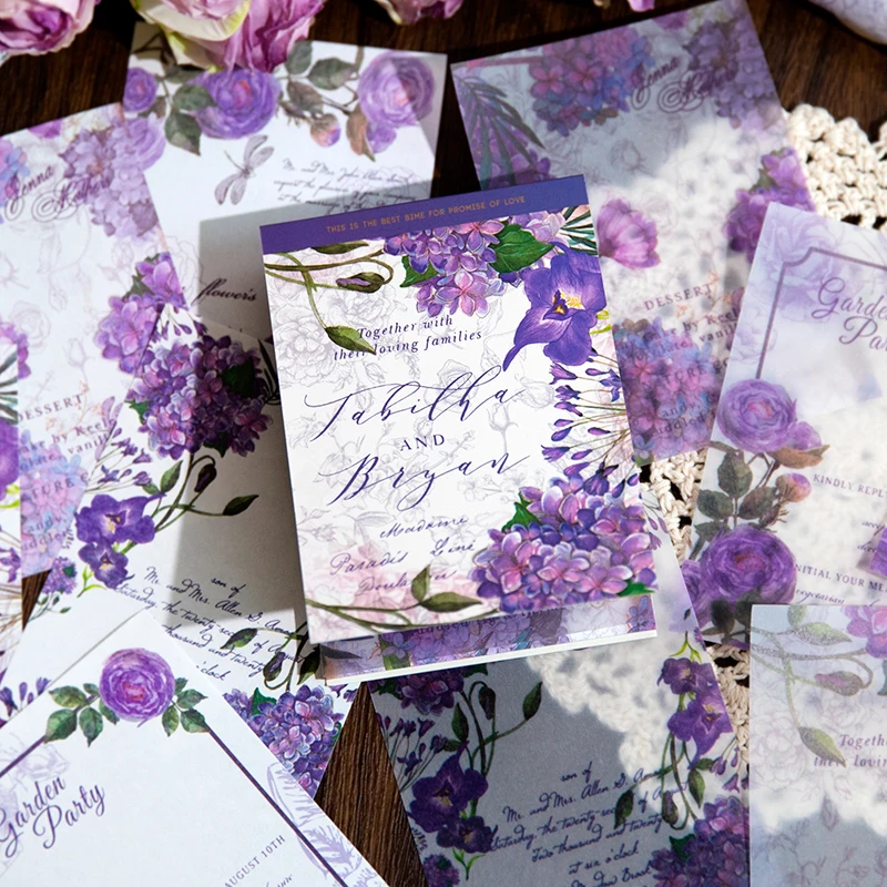 Yoofun 30sheets Dual-material Flowers Material Paper Book Floral Background Scrapbooking Decoration Papers Journal Gift Card