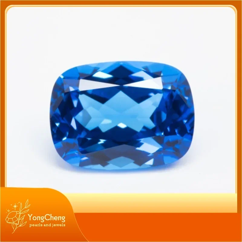 

Top Lab Grown Cobalt Spinel Rectangular Cushion Shape Cut VVS1 Charms DIY Jewel Making Material Selectable AGL Certificate