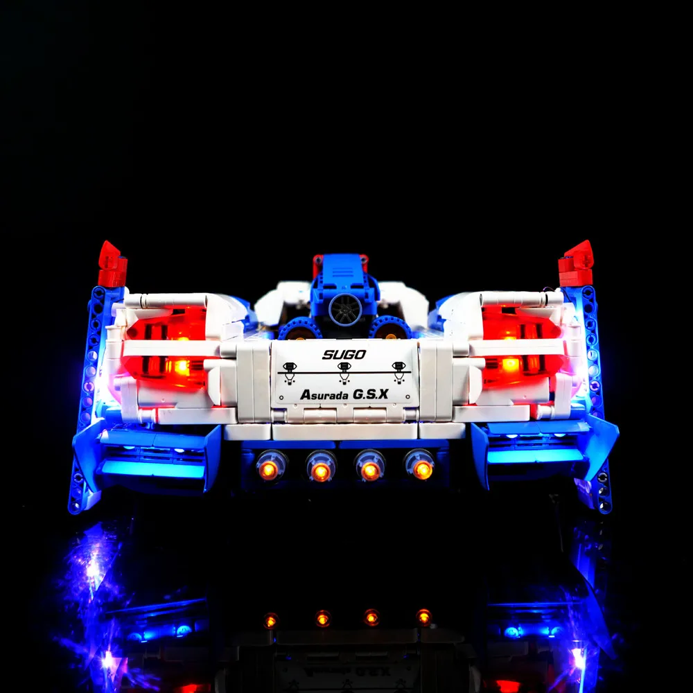 LED Light UP Lit For MOC Technical Future GPX Cyber Formula Asurada GSX Racing Car Building Blocks (Only LED No Model Bricks)