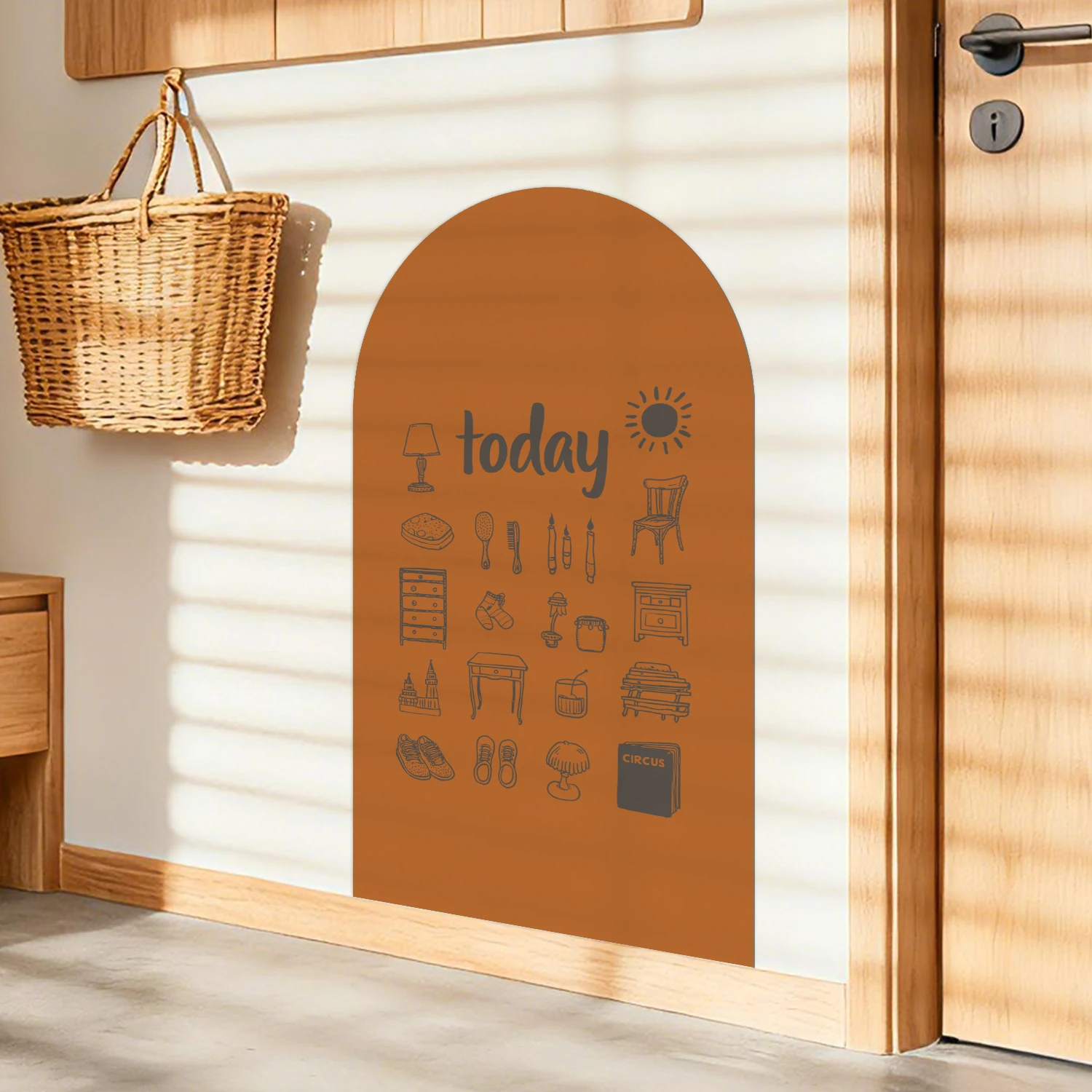 Whiteboard-Wandaufkleber-Set - Magnetisch, abwischbar, rückstandsfrei, PVC-Material, perfekt für die Heimdekoration – Detail 13