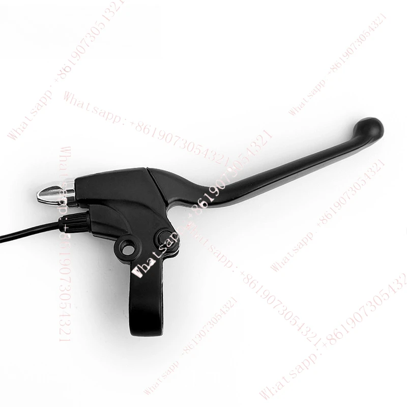 

Пара электрических тормозных рычагов с отверстиями под зеркала M8, черные, с датчиком, для электросамокатов