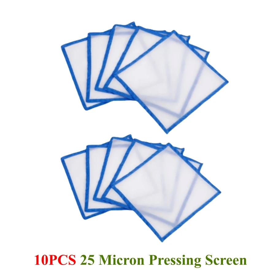 10PCS 25 Micron Herbal Hash Bubble Ice Bag Pressing Screens Essential Component for the Drying Process